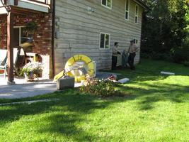 Propane tank installation 2010